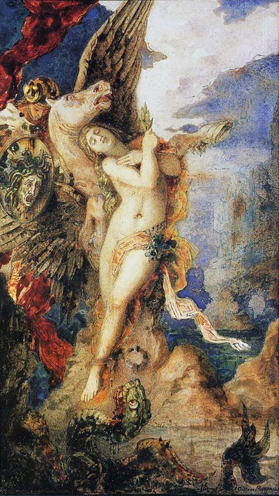 Perseus and Andromeda by Gustave Moreau